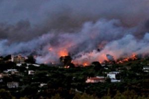 Atina'daki orman yangınında komplo teorileri