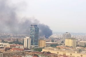 Bursa'da korkutan yangın! Dumanlar gökyüzünü kapladı