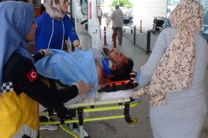 Bursa İnegöl'de inşaat işçisi ağır yaralandı