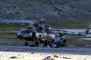 Düşen helikopterdeki 5 kişi öldü
