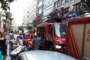 İstanbul'da güzellik salonunda yangın