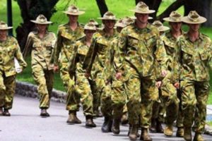 Avustralyalı sporculara askeri eğitim