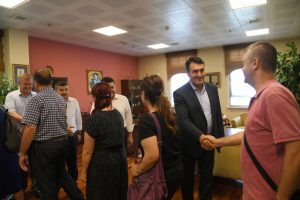 Bursa Osmangazi Belediye Başkanı Dündar personel ile bayramlaştı