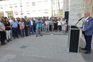 Bursa Nilüfer Belediyesi çalışanları bayramlaştı