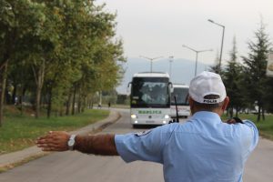Bursa'da bayram öncesi yolcu otobüslerine denetim