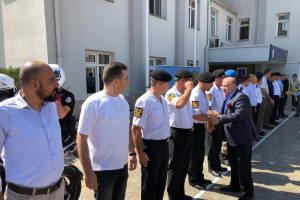 Bursa İl Jandarma Komutanlığı'nda duygu dolu uğurlama