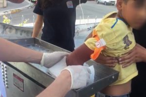 Suriyeli çocuk et kıyma makinesine kolunu kaptırdı