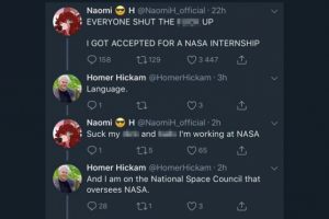 Küfürbaz stajyer NASA'yı karıştırdı