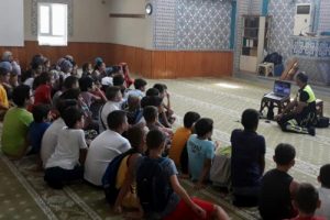 Bursa'da çocuklara camilerde trafik eğitimi