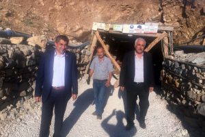 CHP milletvekili Metin İlhan göçük alanında inceleme yaptı