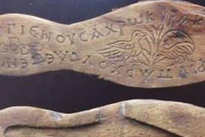1500 yıllık sandaletteki not