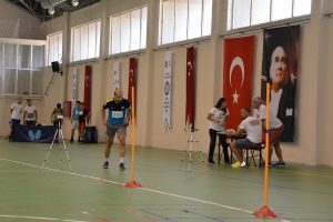 Sporcu öğrenciler Bursa'da yetenek sınavında ter döktü