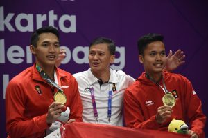 Badmintonda zafer Endonezya'nın