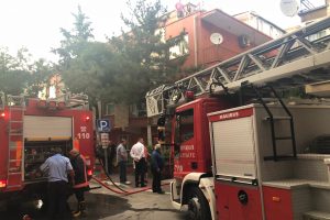 Ankara'da yangın ve patlama paniği