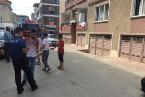 Bursa'da ocakta unutulan yemek yangın çıkarttı