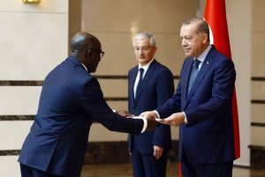 Erdoğan Gabon Büyükelçisini kabul etti