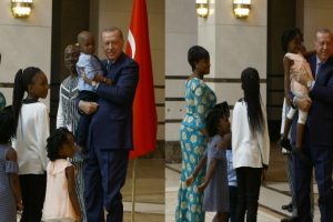Erdoğan'dan Büyükelçinin çocuklarına yakın ilgi