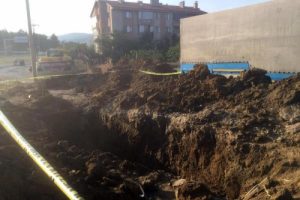 Otel inşaatında göçük: 1 ölü, 1 yaralı