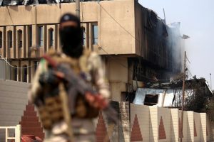 Bağdat'ta Yeşil Bölge'ye füzeli saldırı