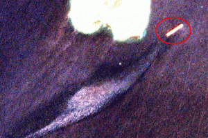 Foça'yı kirleten o geminin uydu görüntüleri ortaya çıktı