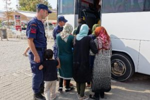 41 kaçak göçmen yakalandı