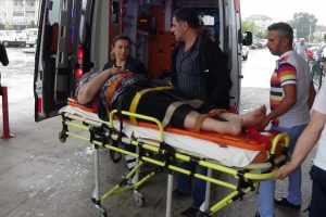 Bursa'da alçı tavana basan kadın  son anda ölümden döndü