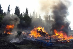 Bursa'da "torpil" yangını korkuttu