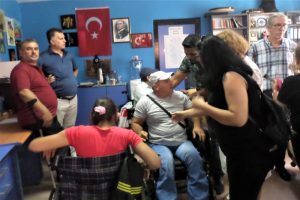 Bursa'da engelli derneği seçimlerini iptal ettiren kargaşa