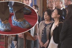 Japonya Prensesi Beylerbeyi Sarayı'nı gezdi