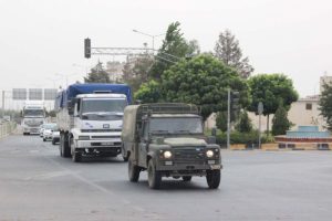 Suriye'ye mühimmat ile askeri araç sevkiyatı