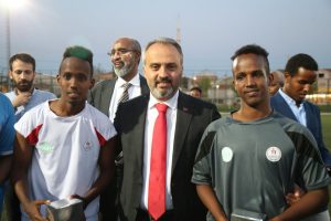 Bursa'da Somalili gençler turnuvasında şampiyon Karabük oldu