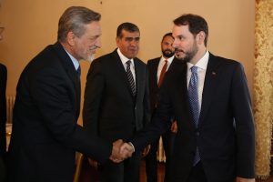 Bursa Ticaret ve Sanayi Odası Başkanı, Bakan Albayrak'la bir araya geldi