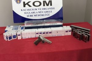 Eskişehir'de ka&ccedil;ak sigara operasyonu