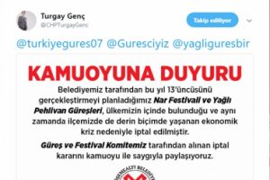Ekonomik kriz festivali iptal ettirdi