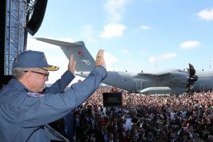 Teknofest'te Bursa "Dostum" r&uuml;zg&acirc;rı