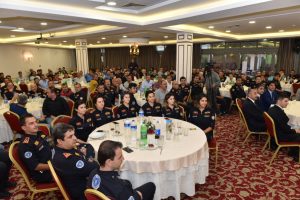 Bursa itfaiye teşkilatı kuruluş yıl d&ouml;n&uuml;m&uuml;nde bir araya geldi