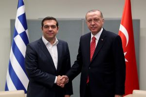 Cumhurbaşkanı Erdoğan, Yunanistan Başbakanı &Ccedil;ipras ile g&ouml;r&uuml;şt&uuml;