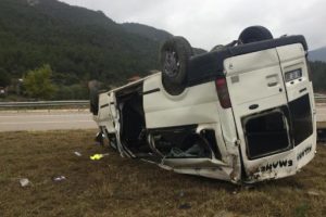 Kestane toplama yolunda feci kaza!