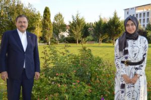 Eroğlu'ndan kızına 'tıbbi ve aromatik bitki' danışmanlığı