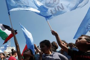 Batı Şeria'da UNRWA'nın hizmetlerindeki kısıtlamalar protesto edildi
