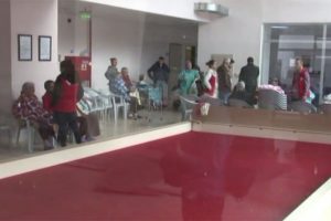 Yanan huzurevinin i&ccedil;i g&ouml;r&uuml;nt&uuml;lendi
