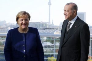 Erdoğan ve Merkel kahvaltıda bir araya geldi