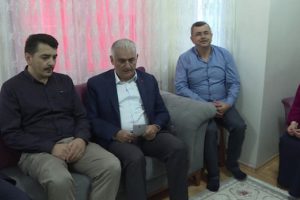 Meclis Başkanı Yıldırım'dan şehit ailesine ziyaret