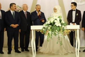 TBMM Başkanı Yıldırım, nikah şahidi oldu