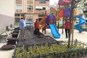 Bursa Gemlik'te parklar kışa hazır