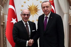 Cumhurbaşkanı Erdoğan Prof. Dr. Hasan B&uuml;lent Kahraman'ı kabul etti