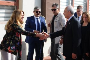 CHP lideri Kılı&ccedil;daroğlu &Ccedil;anakkale'de