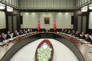 Cumhurbaşkanlığı kabinesi K&uuml;lliye'de toplandı