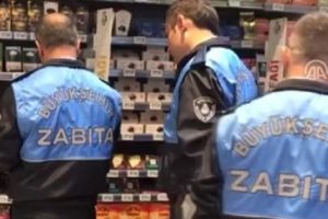 Zabıtadan fiyat etiketi denetimi