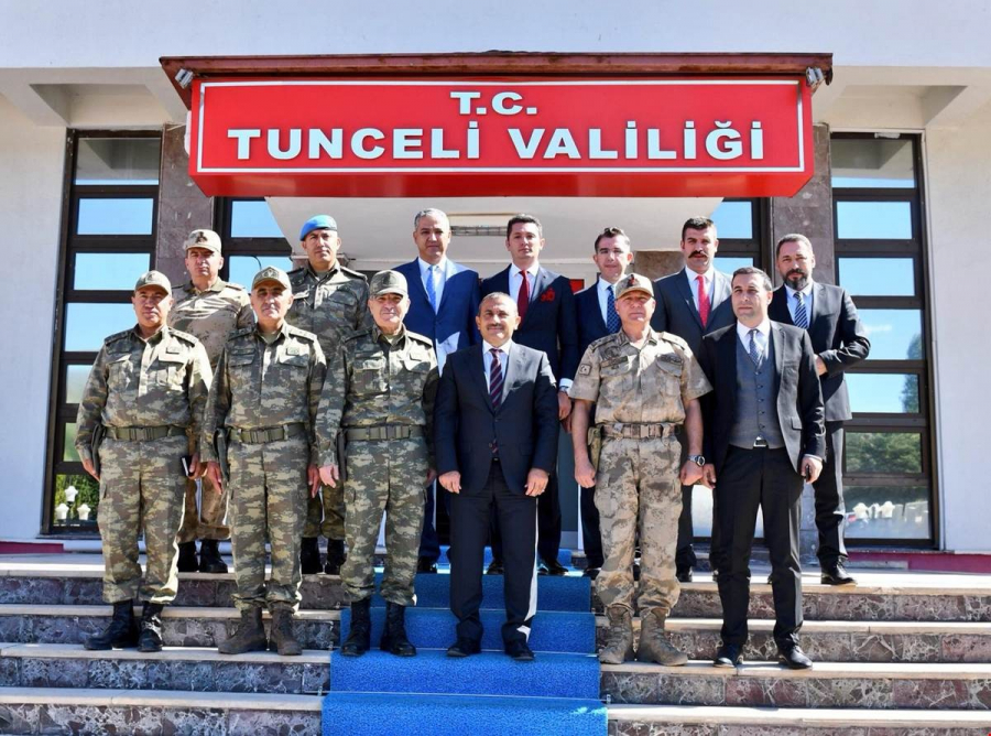 3. Ordu Komutanı Orgeneral Savaş, Tunceli'de